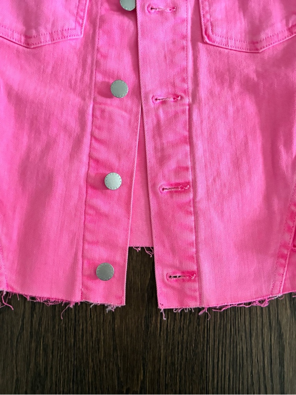 L’Agence NWT Jacket, Janelle Jean Jacket in bright Pink! 🩷🌸🩷 - Picture 7 of 12